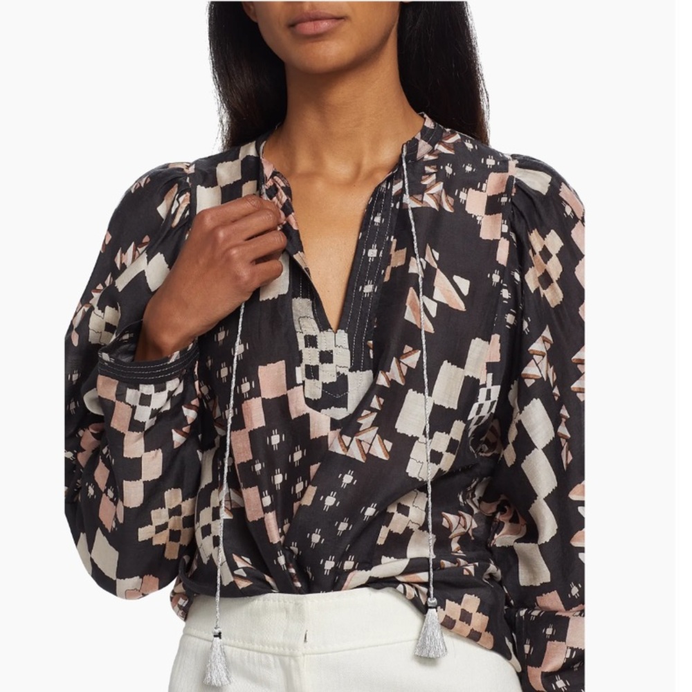MIRIACHER. Bermejo Cora Top Size Small NWT